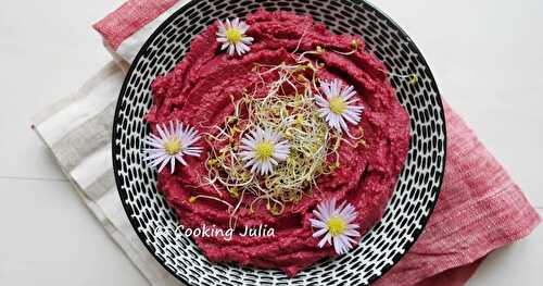 HOUMOUS À LA BETTERAVE (OCTOBRE ROSE)