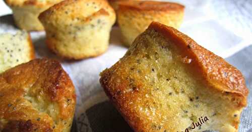 MINI-MUFFINS AU CITRON, PAVOT ET LAIT RIBOT