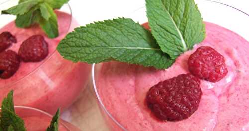 MOUSSE AUX FRAMBOISES