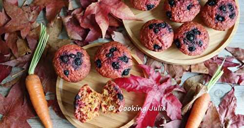 MUFFINS CAROTTE, BETTERAVE ET POMME