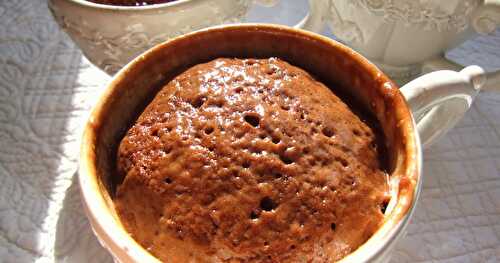 MUG CAKES AU CHOCOLAT AU LAIT