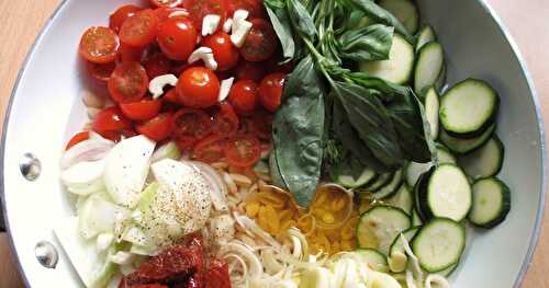 ONE PAN PASTA AUX LÉGUMES 