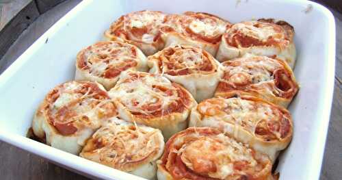 PIZZA ROLLS AU PESTO ROSSO