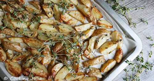 POMMES DE TERRE AU FOUR À LA FLEUR DE THYM 