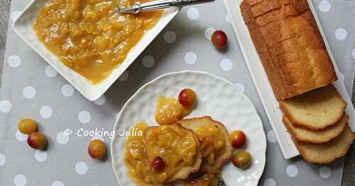 QUATRE-QUARTS À LA COMPOTE DE MIRABELLES 