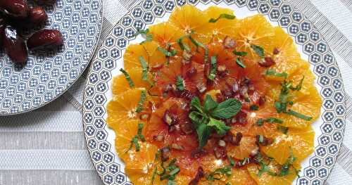 SALADE D'ORANGES À LA MAROCAINE