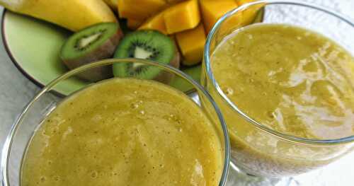 SMOOTHIE MANGUE-BANANE-KIWI