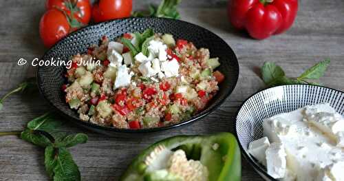 TABOULÉ DE QUINOA À LA GRECQUE