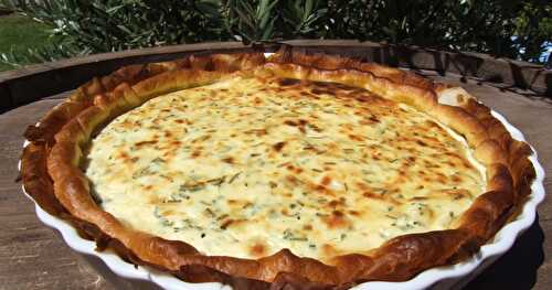 TARTE À LA RICOTTA ET AUX FINES HERBES