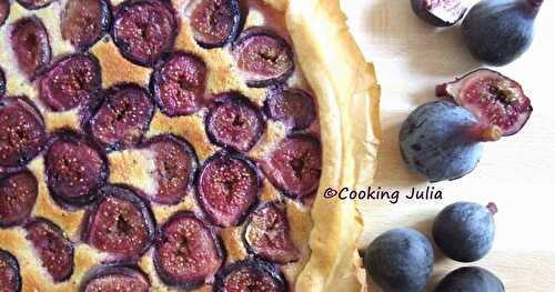 TARTE AMANDINE AUX FIGUES FRAÎCHES