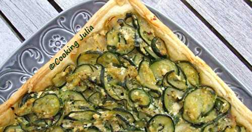 TARTE AUX COURGETTES ET TOFU SOYEUX