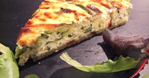 TARTE VERTE AUX COURGETTES