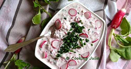 TARTINADE DE RADIS ROSES