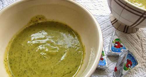 VELOUTÉ DE COURGETTES À LA VACHE QUI RIT