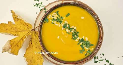 VELOUTÉ DE POTIMARRON ET PATATE DOUCE