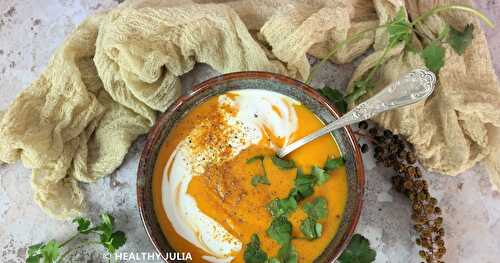 VELOUTÉ DE POTIMARRON COMME UN DHAL