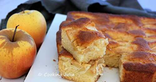 FONDANT AUX POMMES ET CREAM CHEESE