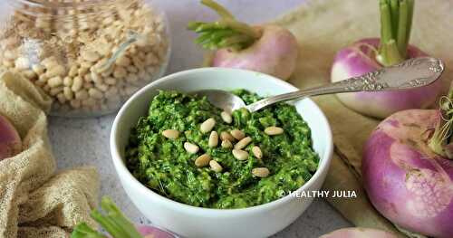 PESTO DE FANES DE NAVETS