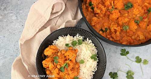 DHAL DE CHOU-FLEUR À LA TOMATE