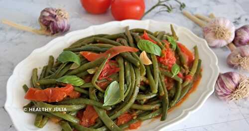 HARICOTS VERTS À LA PROVENÇALE