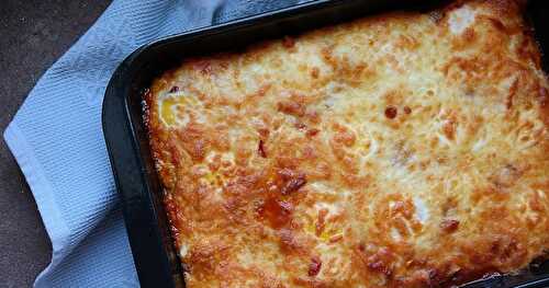 GRATIN DE POIVRONS AUX ŒUFS