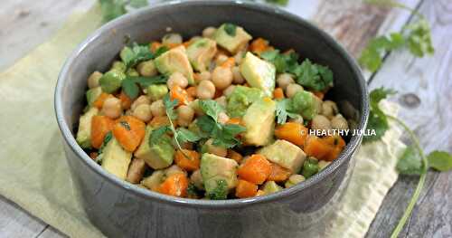 SALADE DE CAROTTES ET POIS CHICHES À LA MAROCAINE