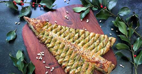 SAPIN FEUILLETÉ AU PESTO À LA TRUFFE