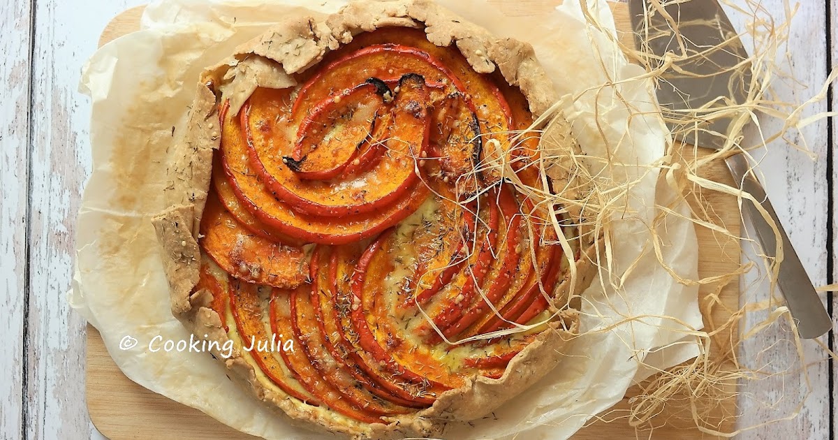 TARTE RUSTIQUE AU POTIMARRON ET AUX DEUX FROMAGES