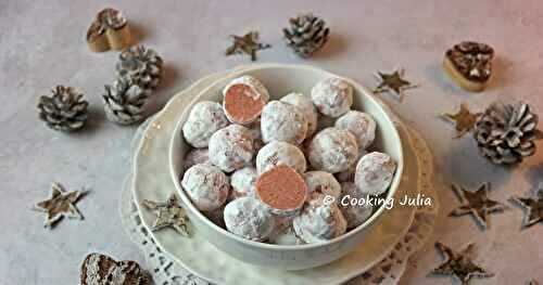 TRUFFES ROSES AUX BISCUITS DE REIMS