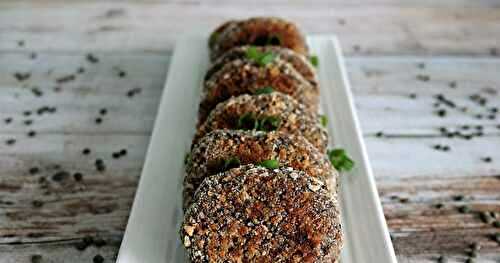 CROQUETTES DE LENTILLES VERTES AU CURRY