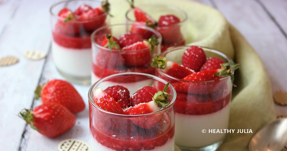 PANNA COTTA COCO ET FRUITS ROUGES