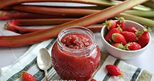 CONFITURE FRAISES-RHUBARBE