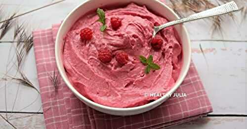 GLACE AU COTTAGE CHEESE, PARFUM FRAMBOISE