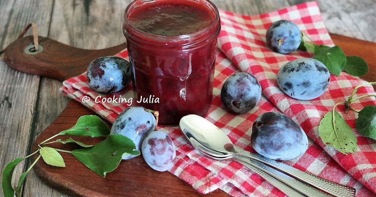 CONFITURE DE PRUNES MIXÉES