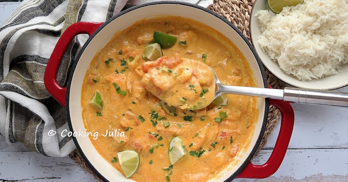 CURRY DE SAUMON ET CREVETTES AU CITRON VERT