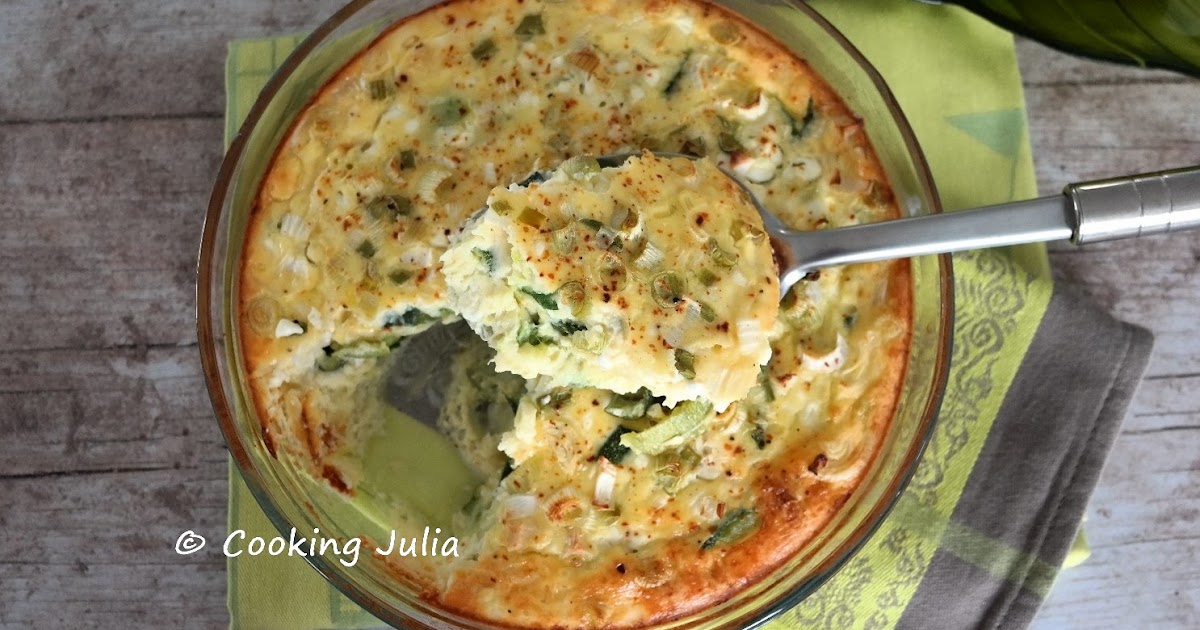 GRATIN DE COURGETTES LÉGER AU COTTAGE CHEESE