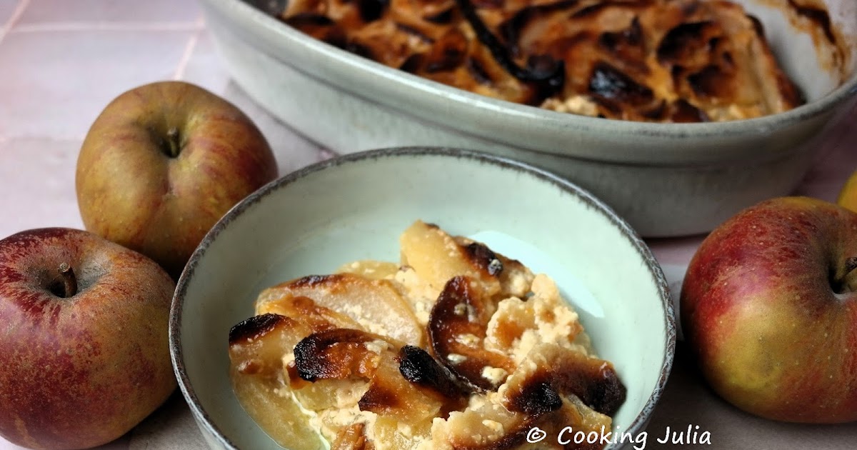 GRATIN DAUPHINOIS SUCRÉ AUX POMMES DE CHRISTOPHE ADAM