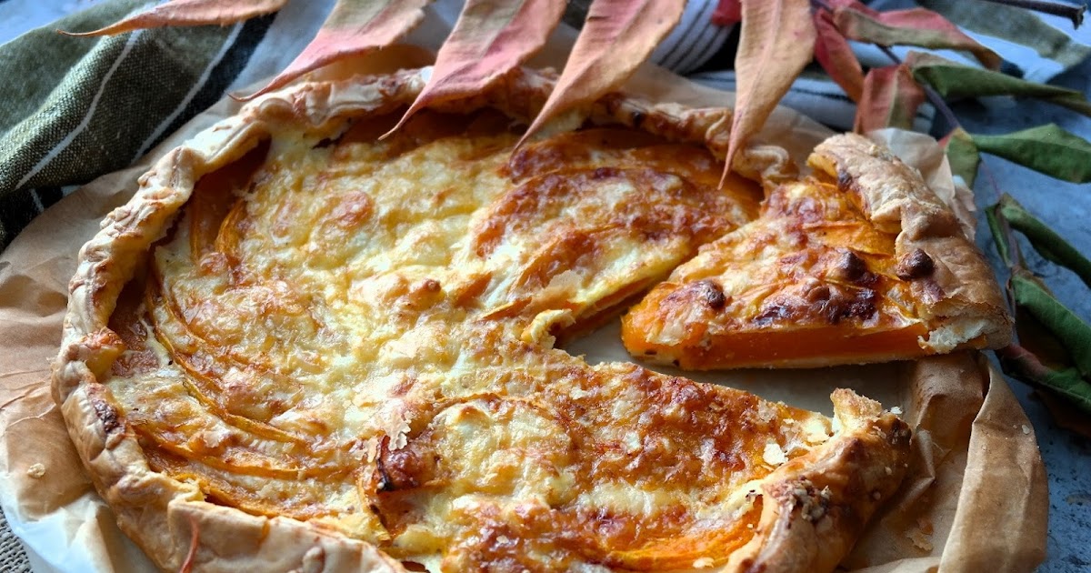 TARTE RUSTIQUE À LA COURGE SUCRINE ET AU CHÈVRE