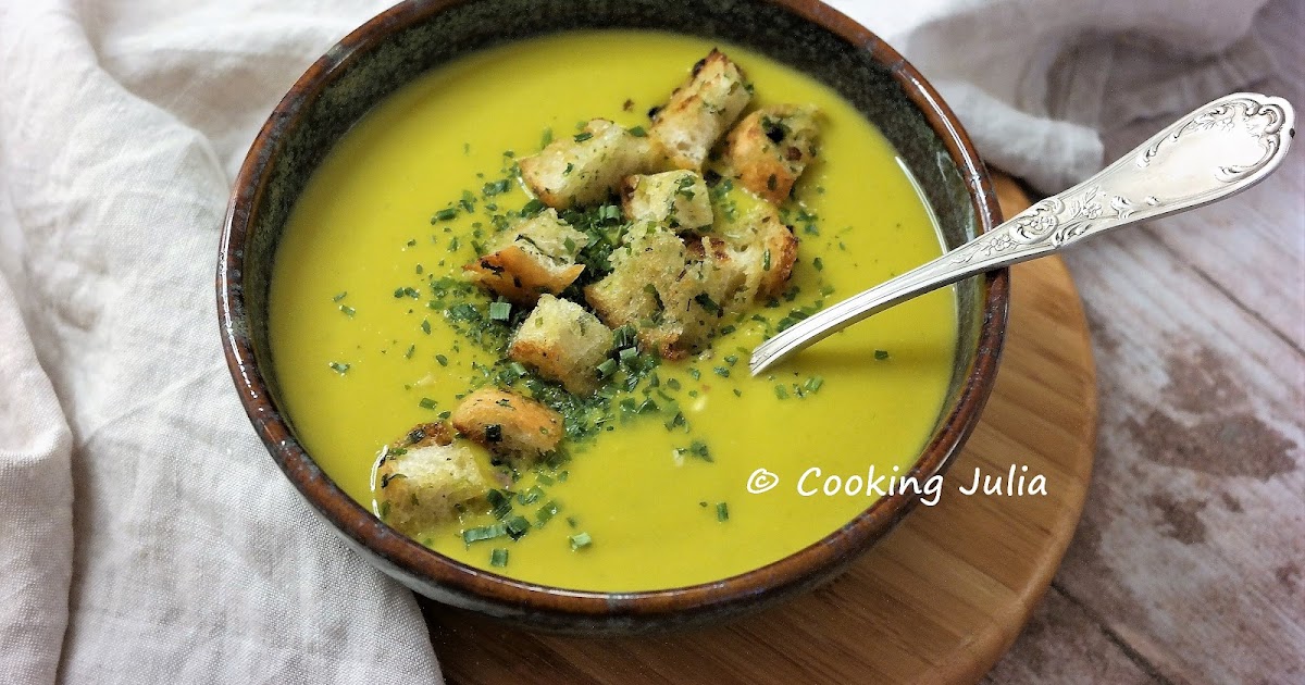 VELOUTÉ DE PETITS POIS CAROTTES ET SES CROÛTONS