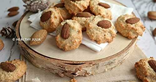 BISCUITS FAÇON MACARONS AUX AMANDES