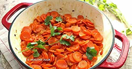 CAROTTES CONFITES AU SIROP D'ÉRABLE