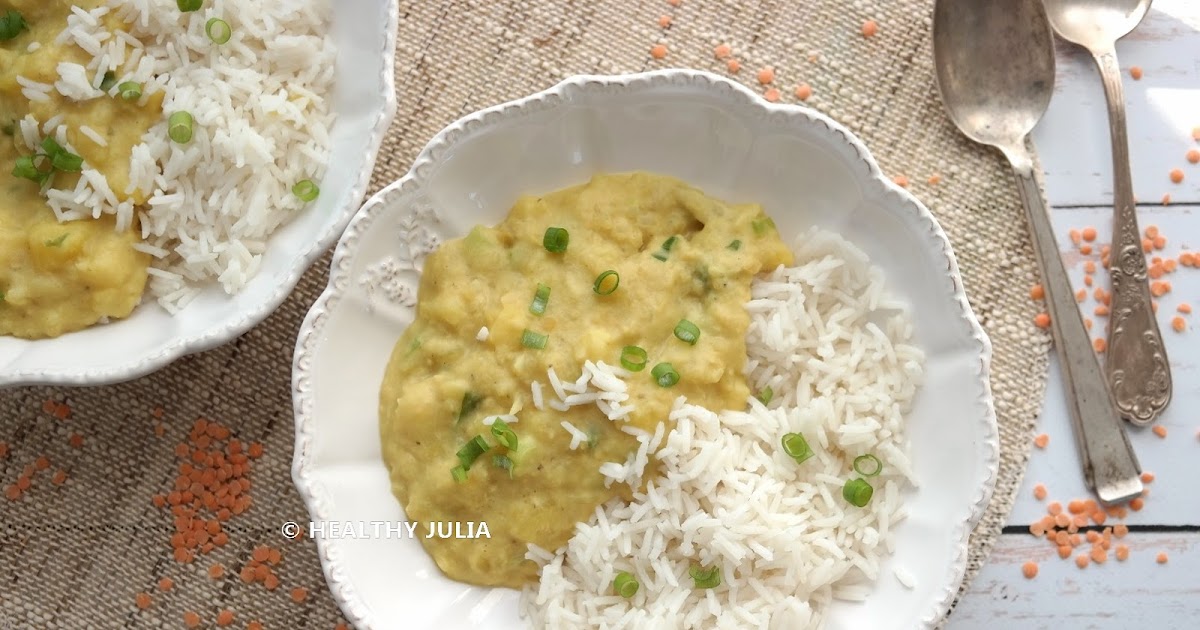 DHAL DE POMMES DE TERRE ET LENTILLES CORAIL