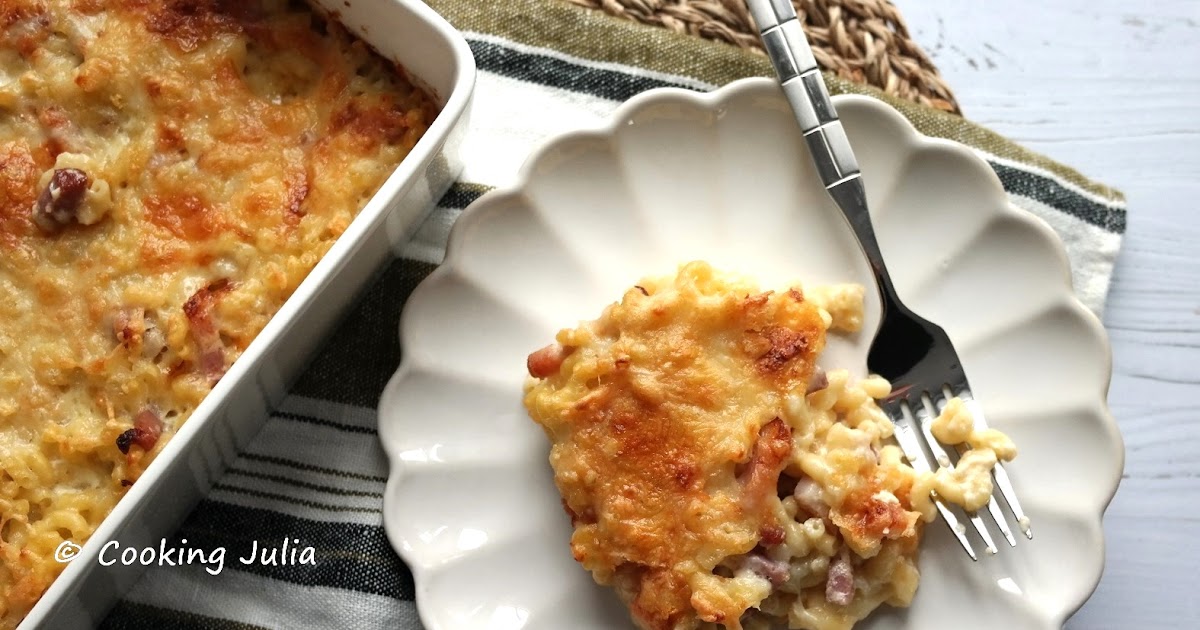 GRATIN DE COQUILLETTES AU MAROILLES