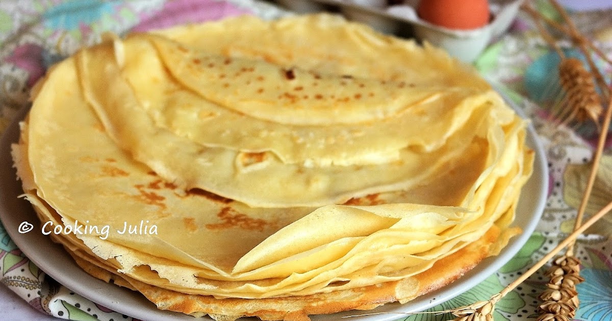 LE THÈME DU MOIS : LES CRÊPES SUCRÉES