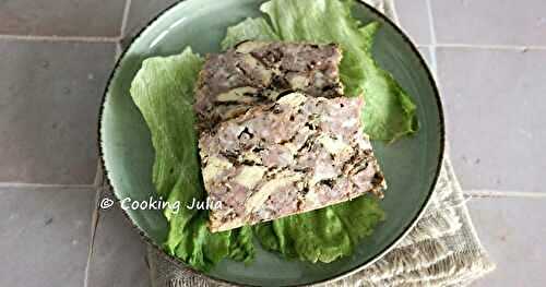 TERRINE DE CAMPAGNE AU POULET ET AUX CHAMPIGNONS