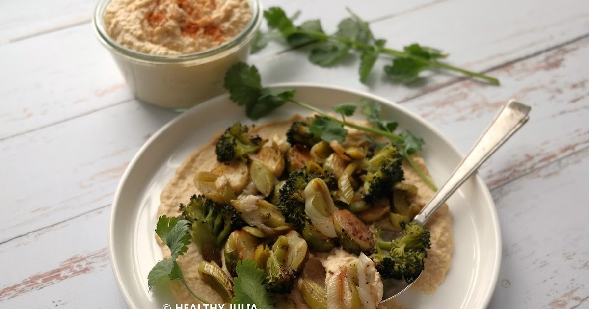 ASSIETTE DE LÉGUMES RÔTIS ET HOUMOUS