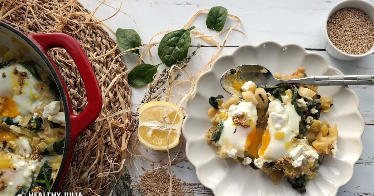 ŒUFS BRAISÉS AUX POIREAUX, ÉPINARDS ET ZAATAR D'OTTOLENGHI