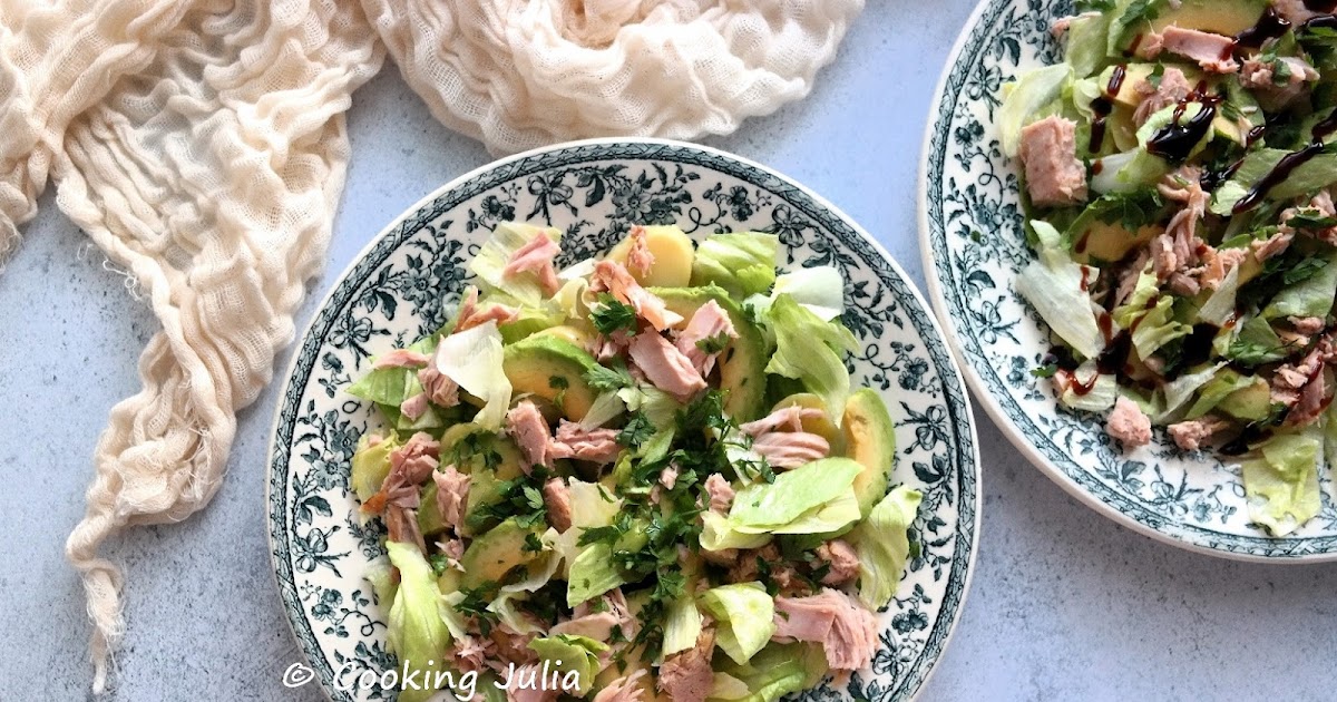 SALADE DE POMMES DE TERRE AU THON ET À L’AVOCAT