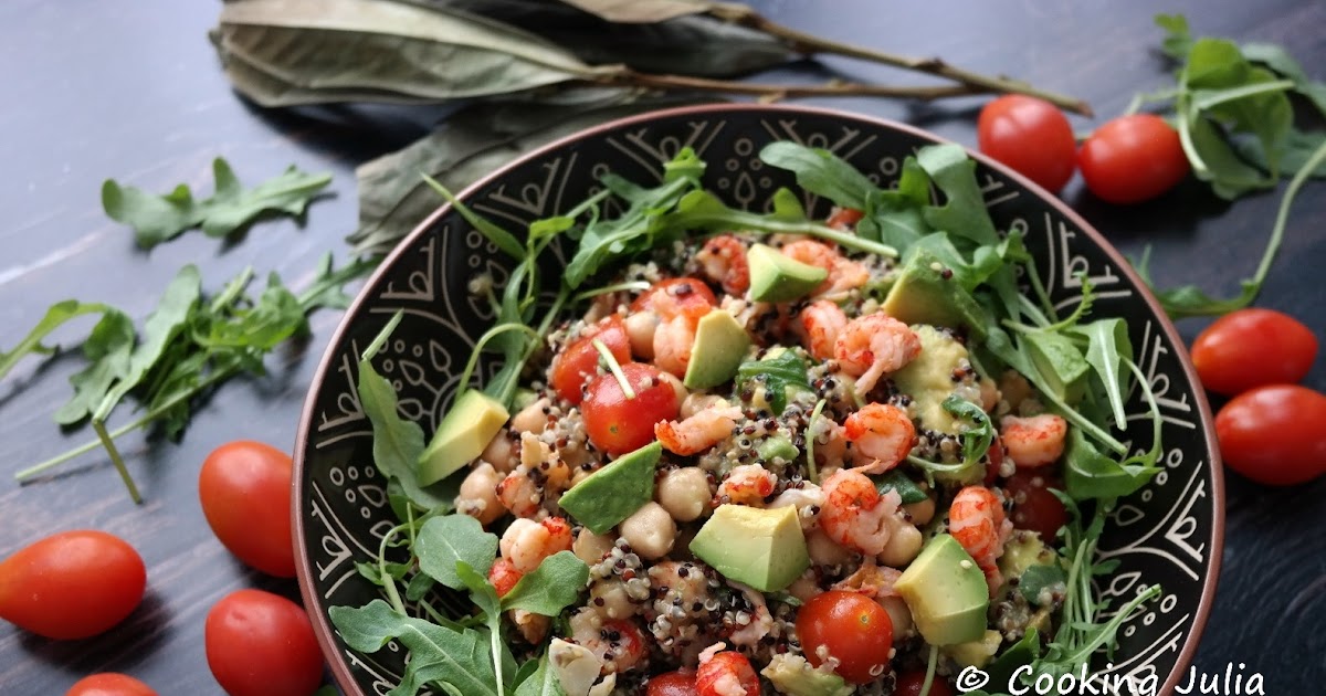 SALADE DE QUINOA AUX ÉCREVISSES