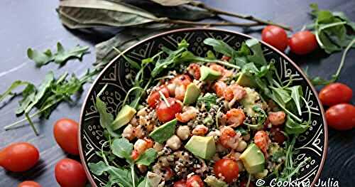 SALADE DE QUINOA AUX ÉCREVISSES